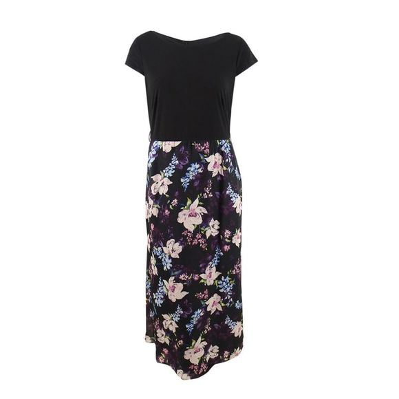 SL Fashions | Dresses | Sl Fashions Blue Floral Maxi Dress